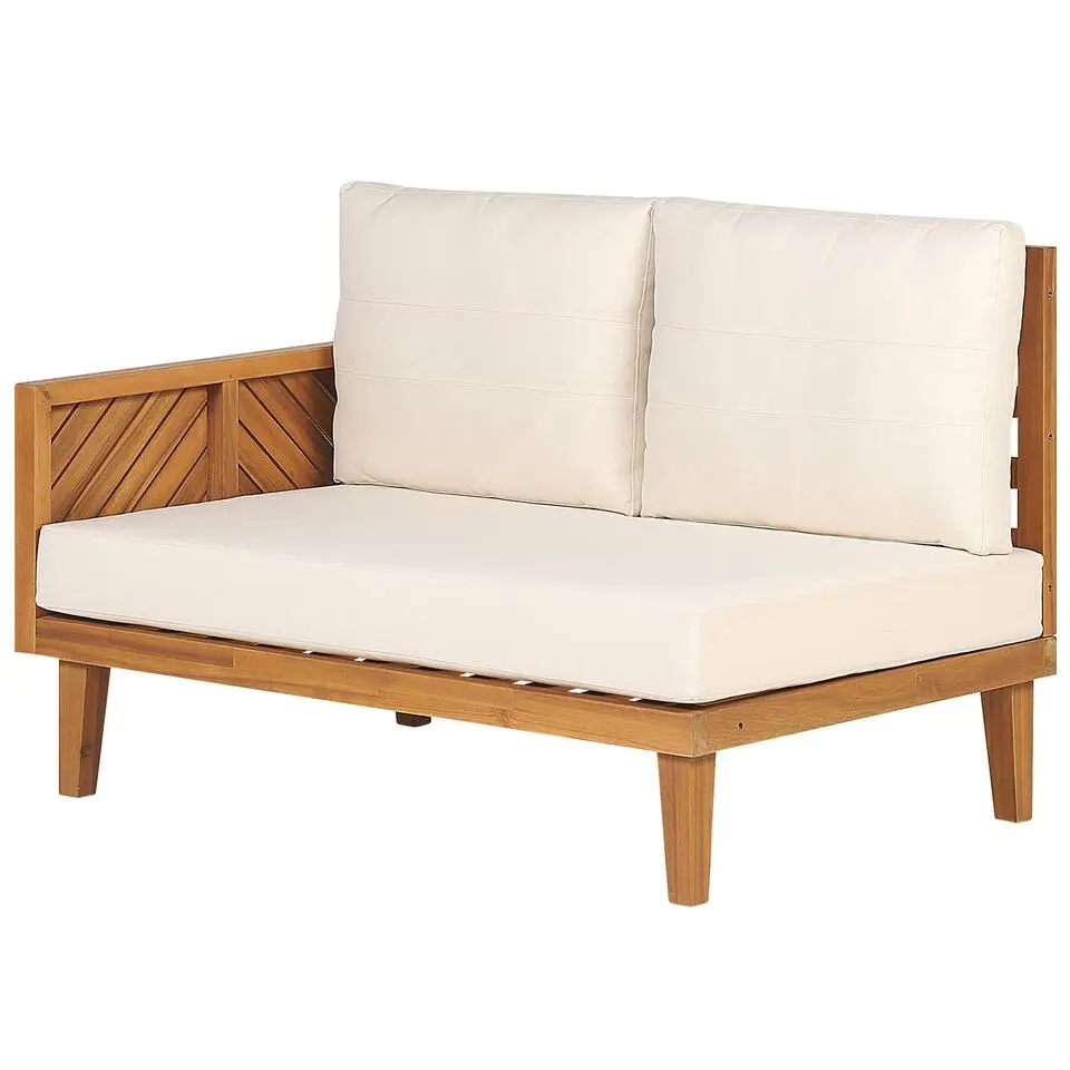 BARATTI - Loungeset voor 4 - Lichte houtkleur/Beige - Acaciahout
