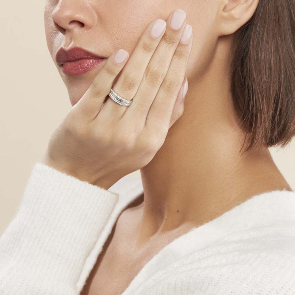 Bague Eugenie Or Blanc Diamant