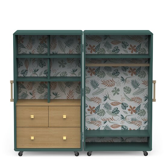 Mini Me Malle Rangement   Vert Ardoise        de               CBA Meubles