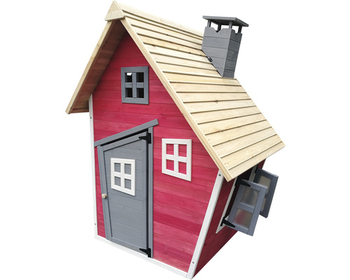 Speelhuis 120 x 102 x 154 cm rood