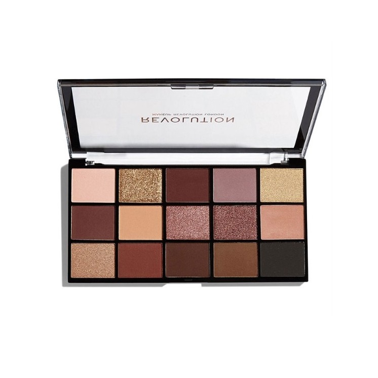 Revolution Re-loaded Palette mit 15 Velvet Rose Lidschatten 16,5 g