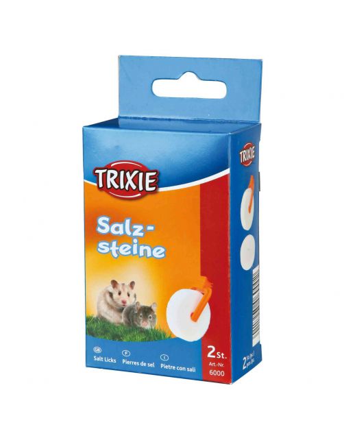 Trixie Zoutliksteen Met Houder - Supplement - 2x54 g