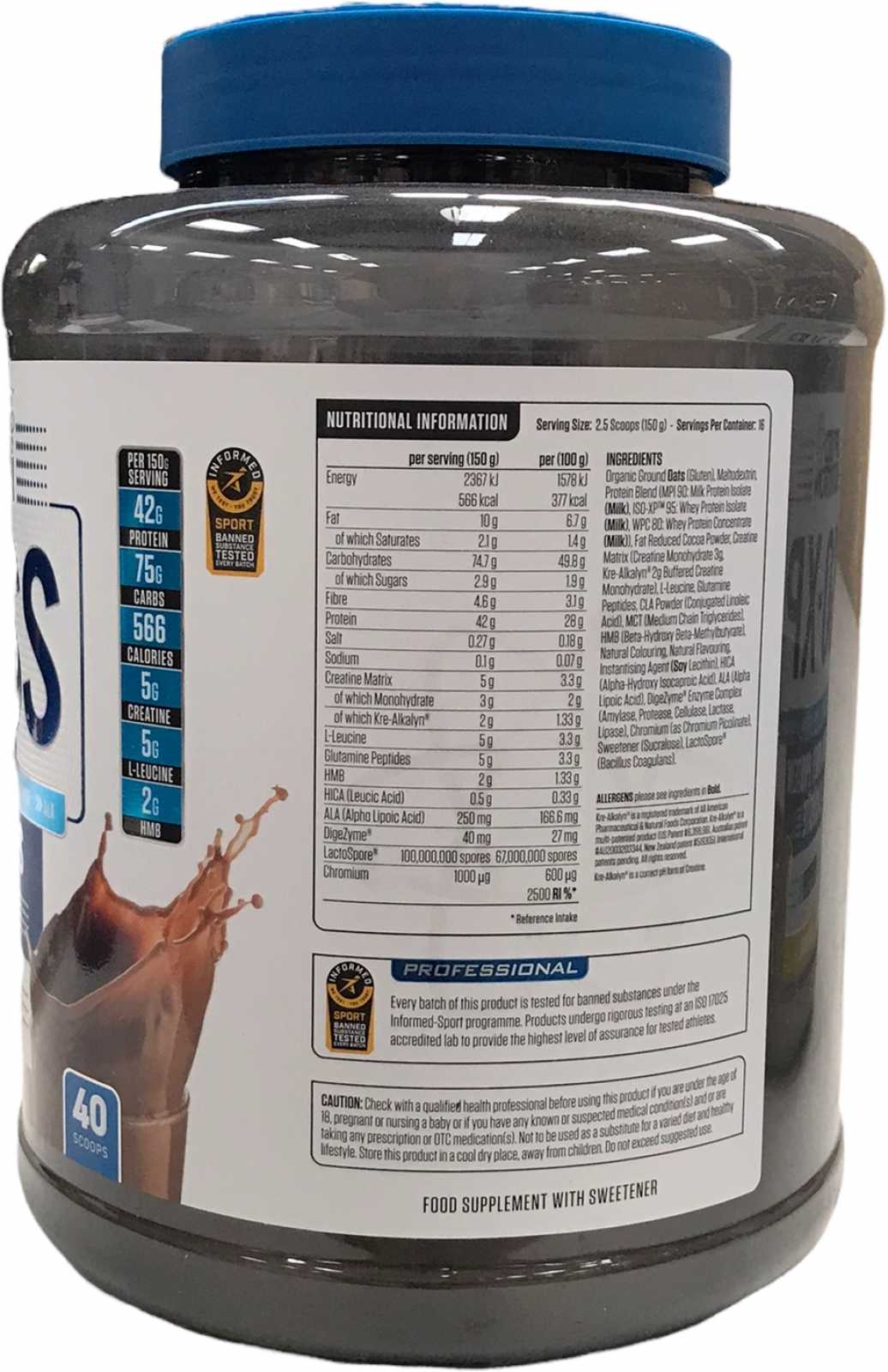 Applied Nutrition Masa Crítica Applied 2,4 kg