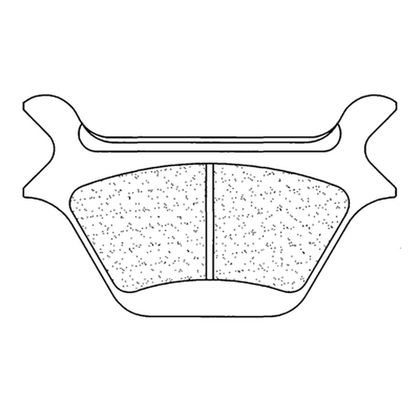 Plaquettes de freins CL Brakes Route métal fritté - 2370RX3