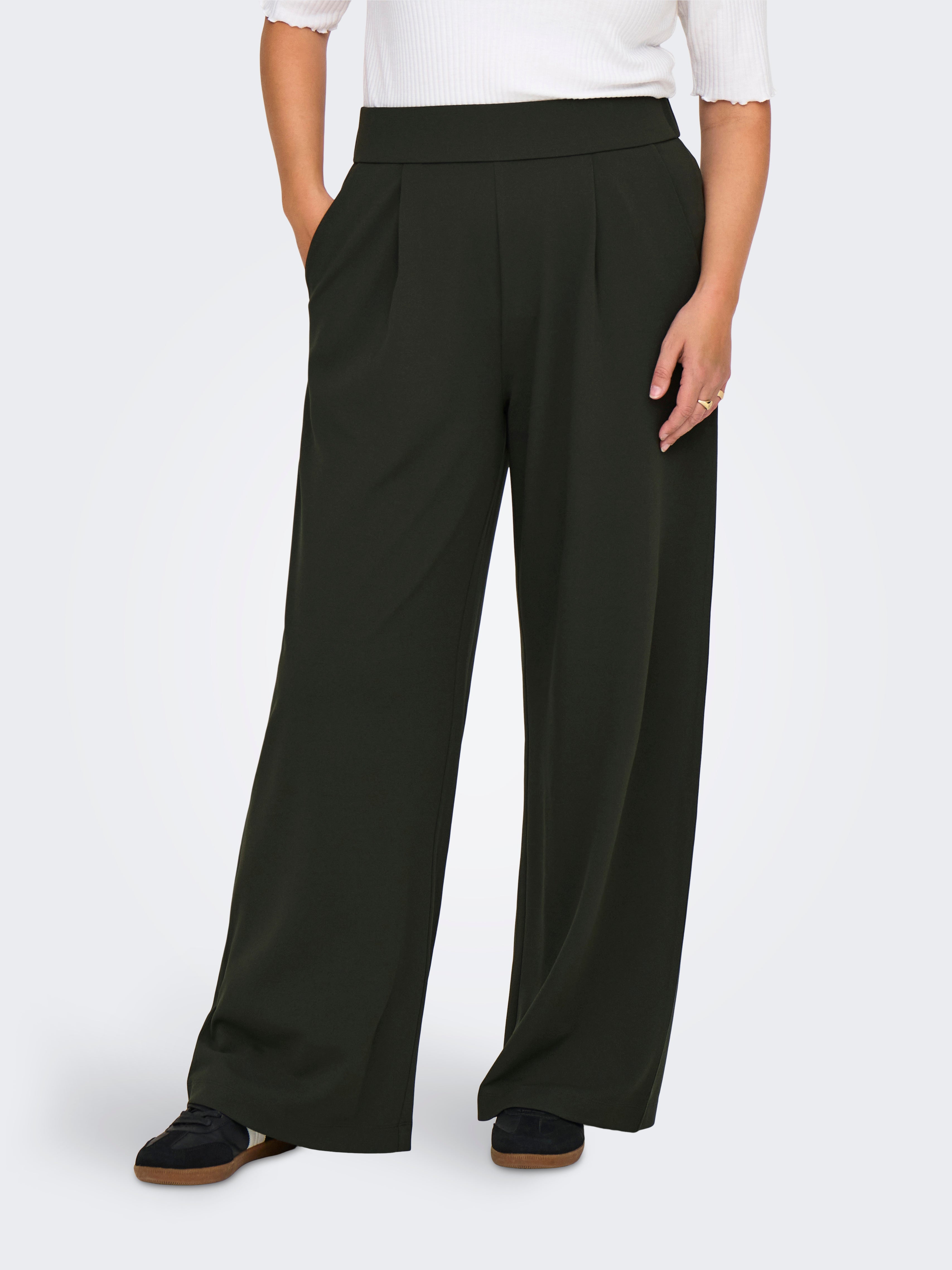 CARSTILLA Normal geschnitten Hose mit weitem Beinschnitt Peat