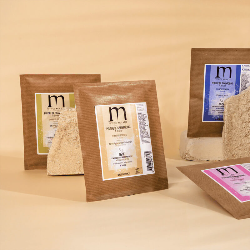 Poudre de shampooing cheveux colorés Mulato 25g