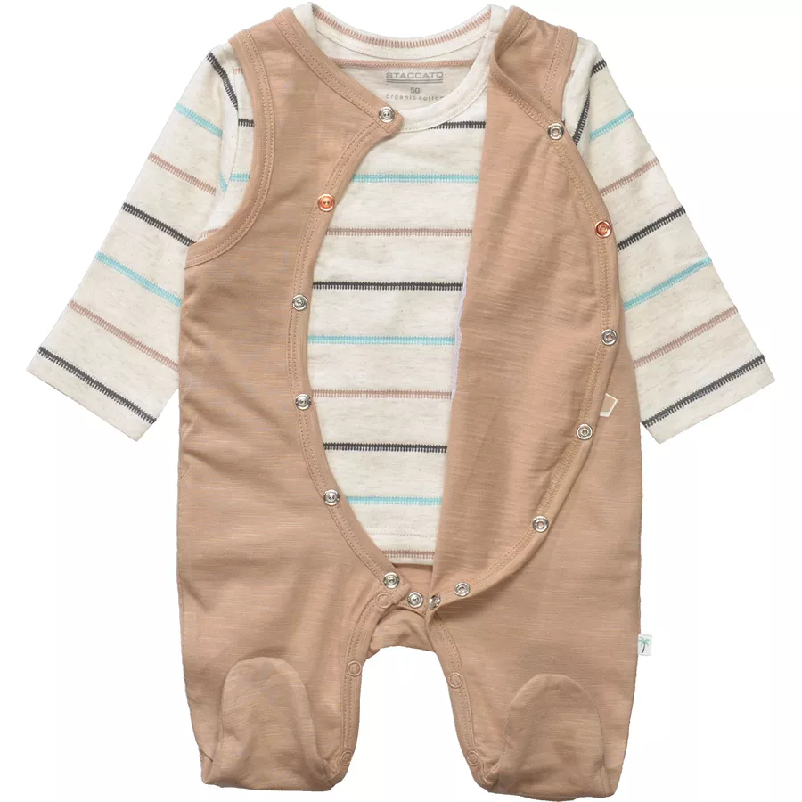STACCATO Strampler+Shirt muskat