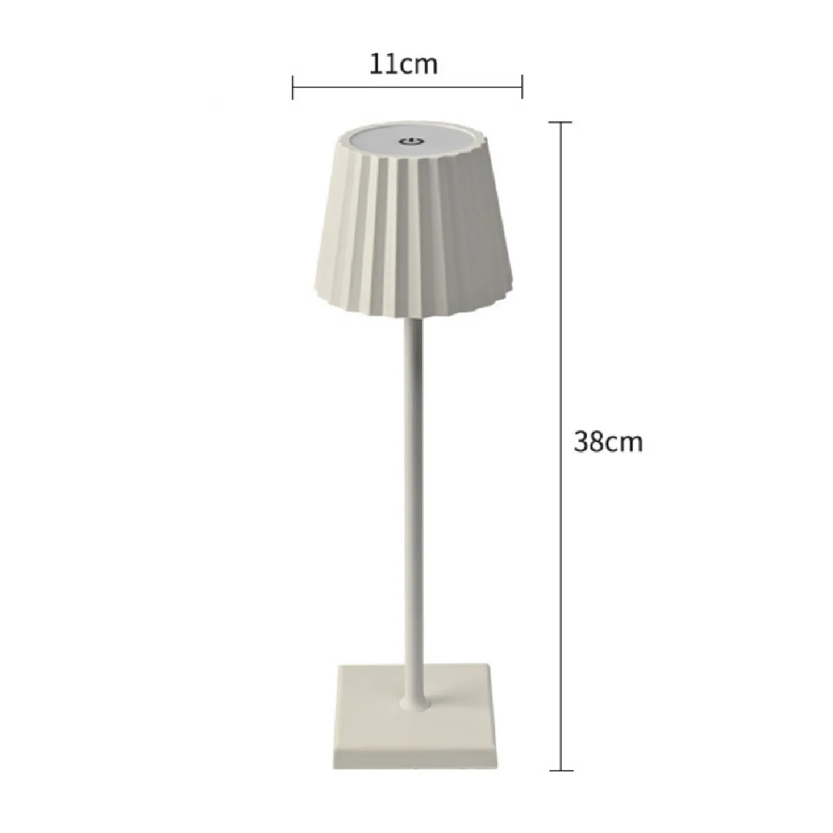 Lampe de Table LED Rechargeable - Blanc