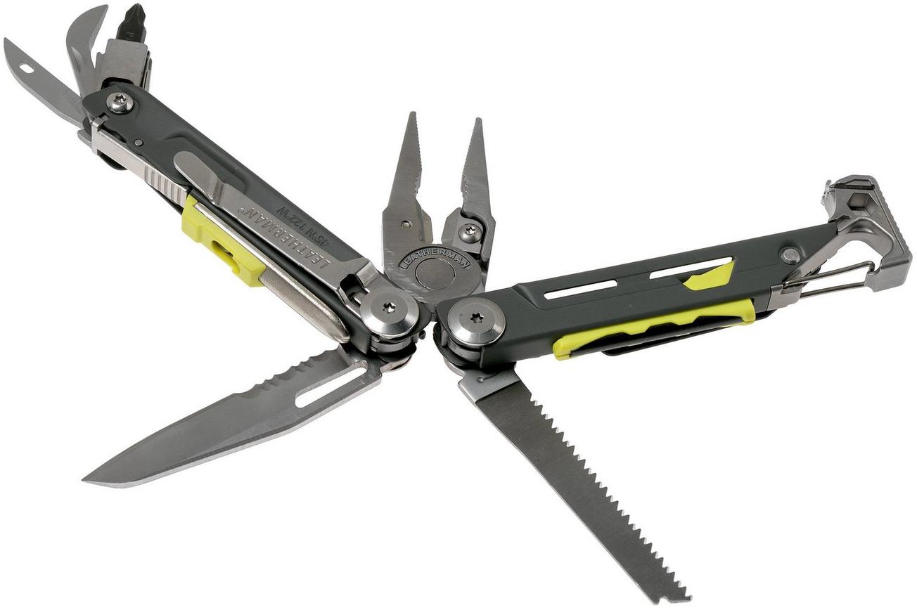 Leatherman Signal Granite Grey survival multitool 832737, nylon foedraal