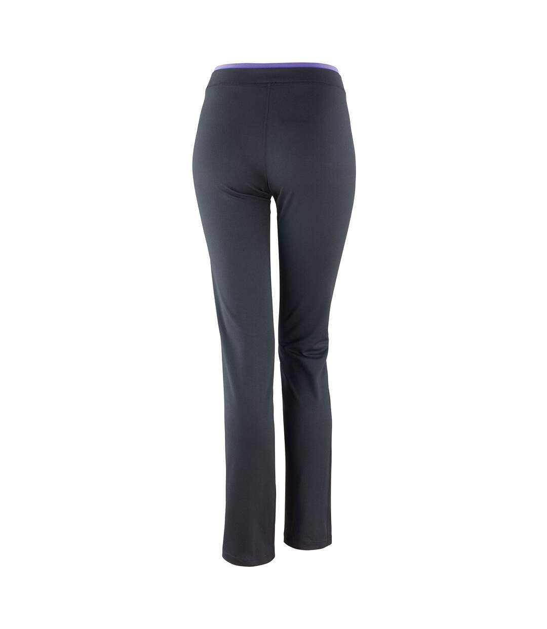 Spiro Fitness - Pantalon de sport - Femme (Noir/Lavande) - UTRW4777