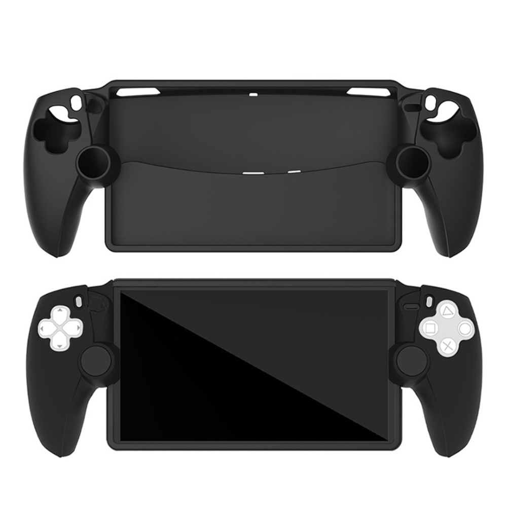 Sony PlayStation Portal Remote Player Controller Silikon Case Schutzhülle (Weich) - Schwarz