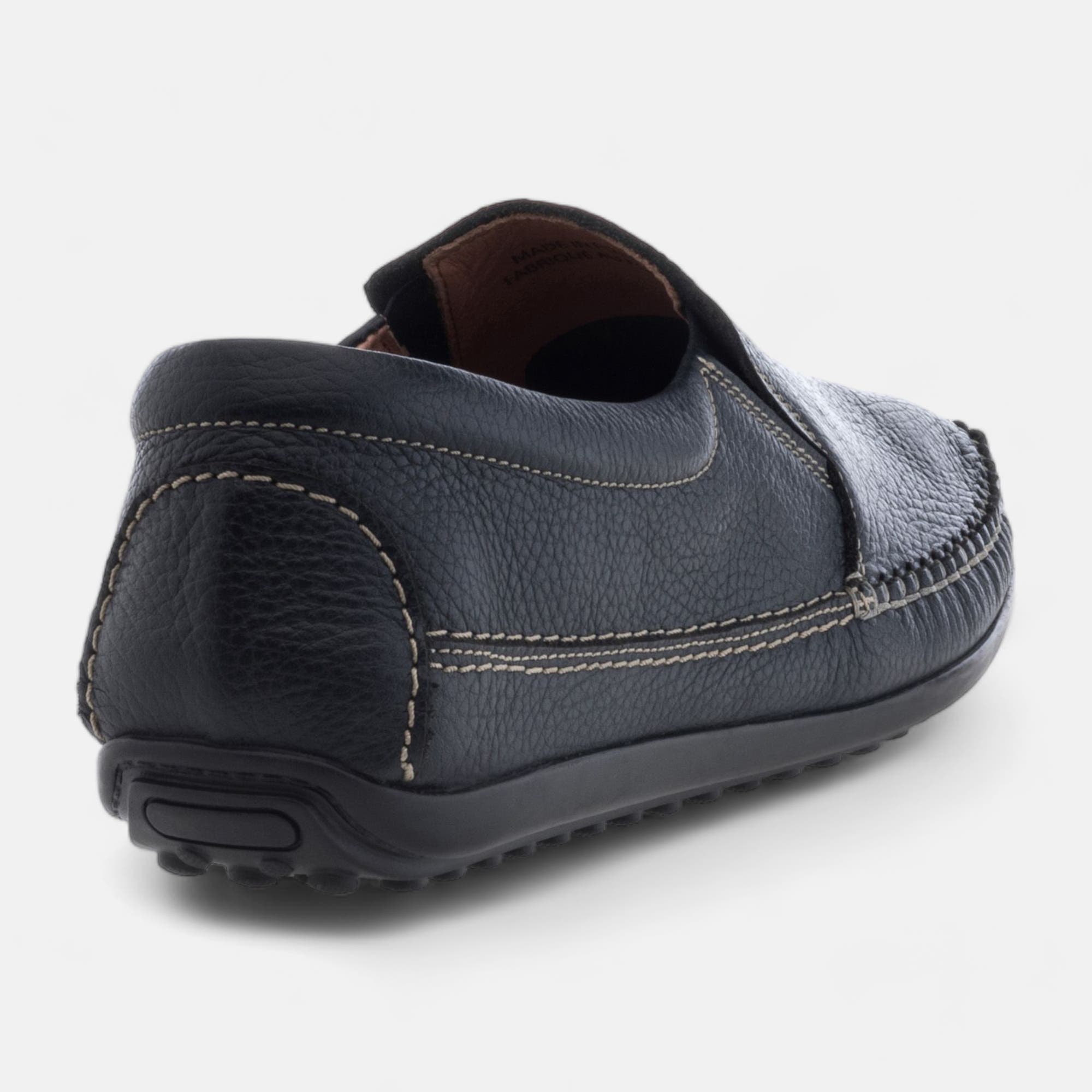 Mocassins Homme en cuir bleu marine