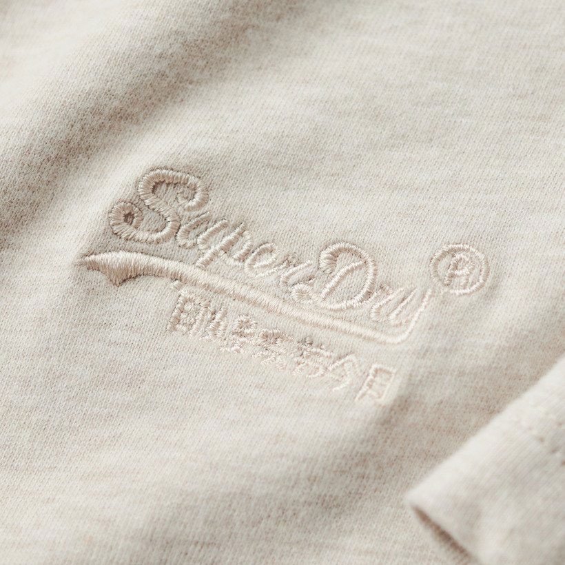 Superdry Essential Logo EMB T-Shirt Herren oat cream marl
