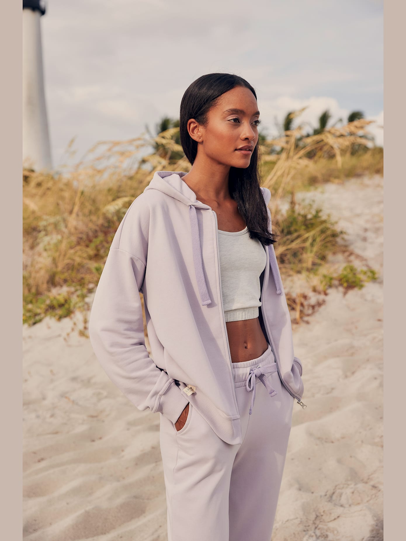 Veste sweat d'intérieur structurée