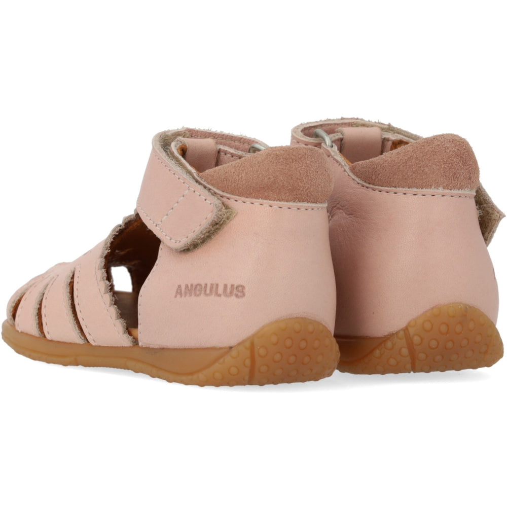 Køb Angulus Rosebud/Rosebud Barnets Første Sandal Med Udstanset Hjertemønster