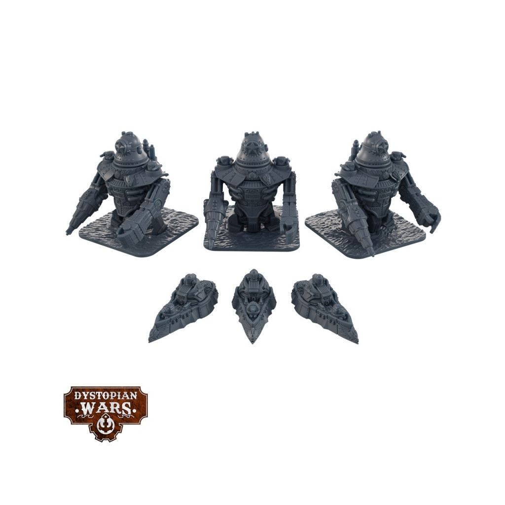 Dystopian Wars: Marena Battlefleet Set