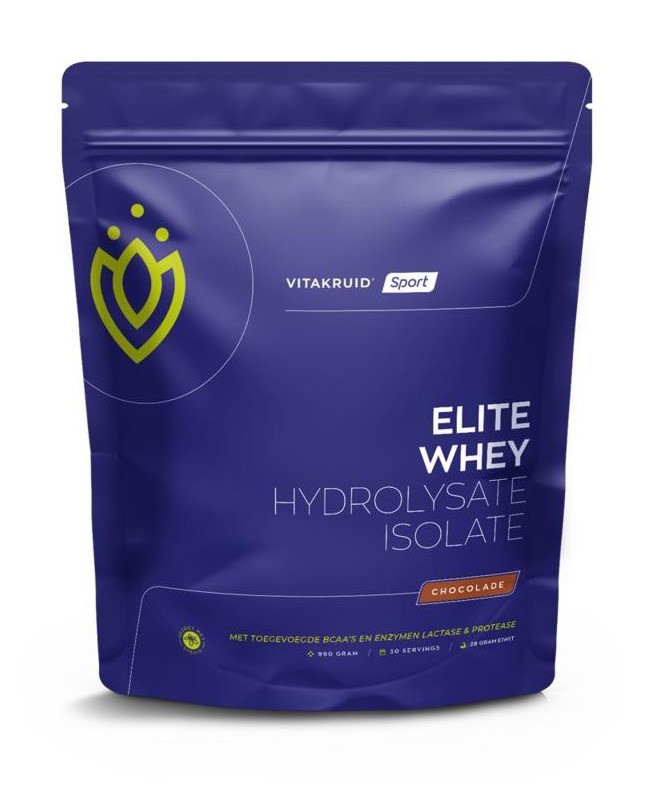 Vitakruid Elite Whey Protein Chocolade 990 Gram