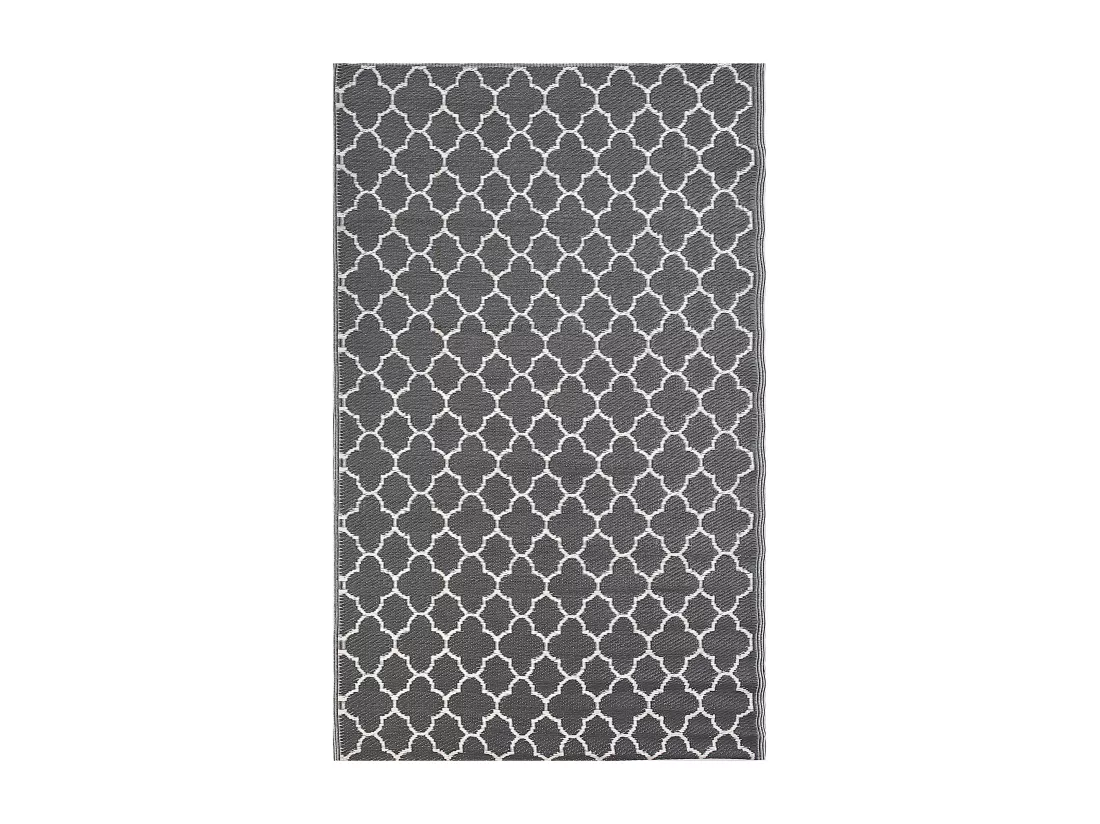 Tapis extérieur gris au motif marocain 120 x 180 cm SURAT