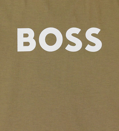 Hugo Boss Logo T-Shirt Kids Donkergroen