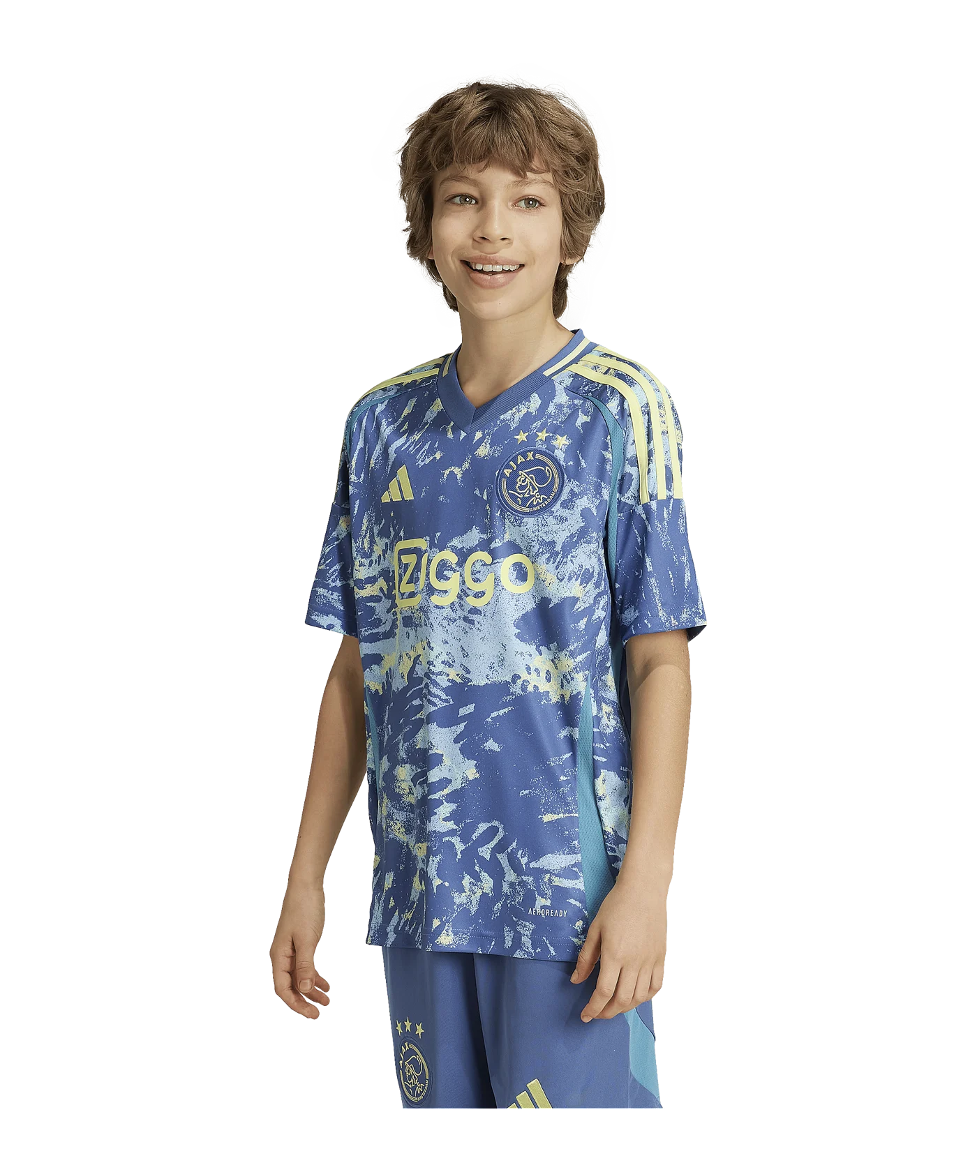 adidas Ajax Amsterdam Trikot Away 2024/2025 Kids Blau