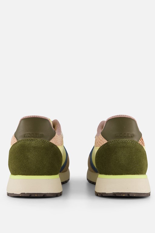 Woden Ronja Sneakers geel Leer