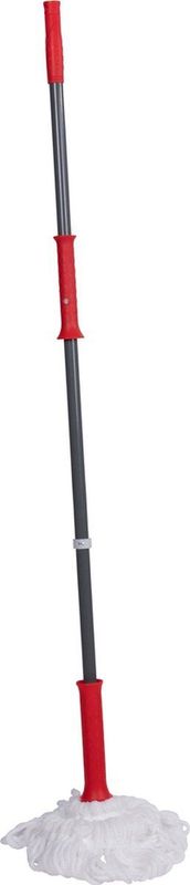 Dirt Devil - Microvezel Dweil - Rood/Grijs - 125 x ⌀ 7,5 CM