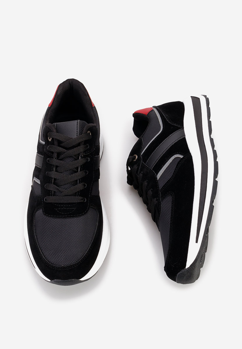 Baskets pour hommes noirs Randall