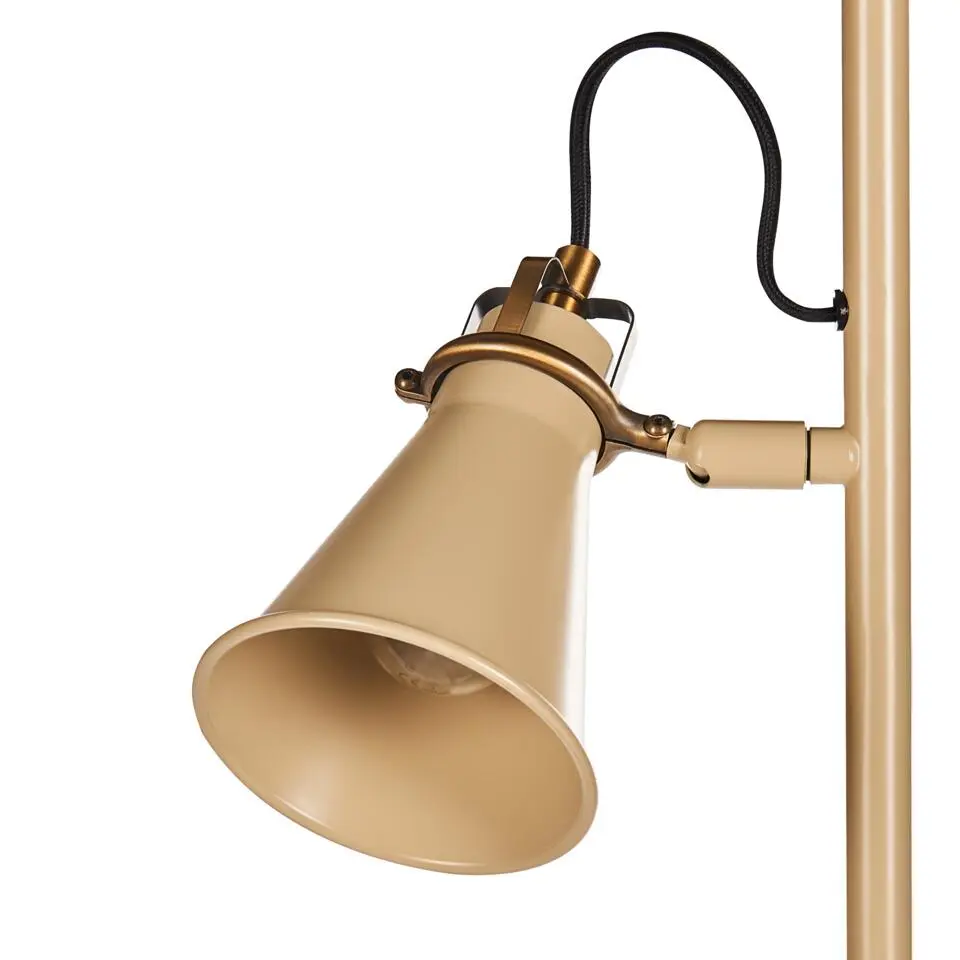 MOYOLA - Staande lamp - Beige - Metaal