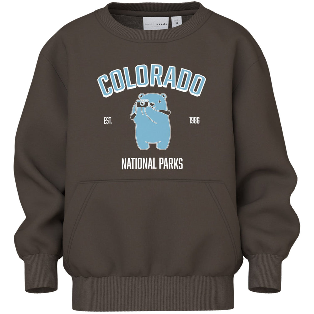 Køb Name It Turkish Coffee Colorado Nmmvoder Ls Nreg Sweat Box Unb