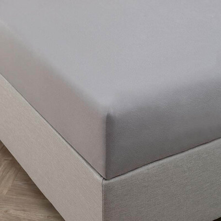 Hoeslaken Bamboe Stretch - Licht Grijs