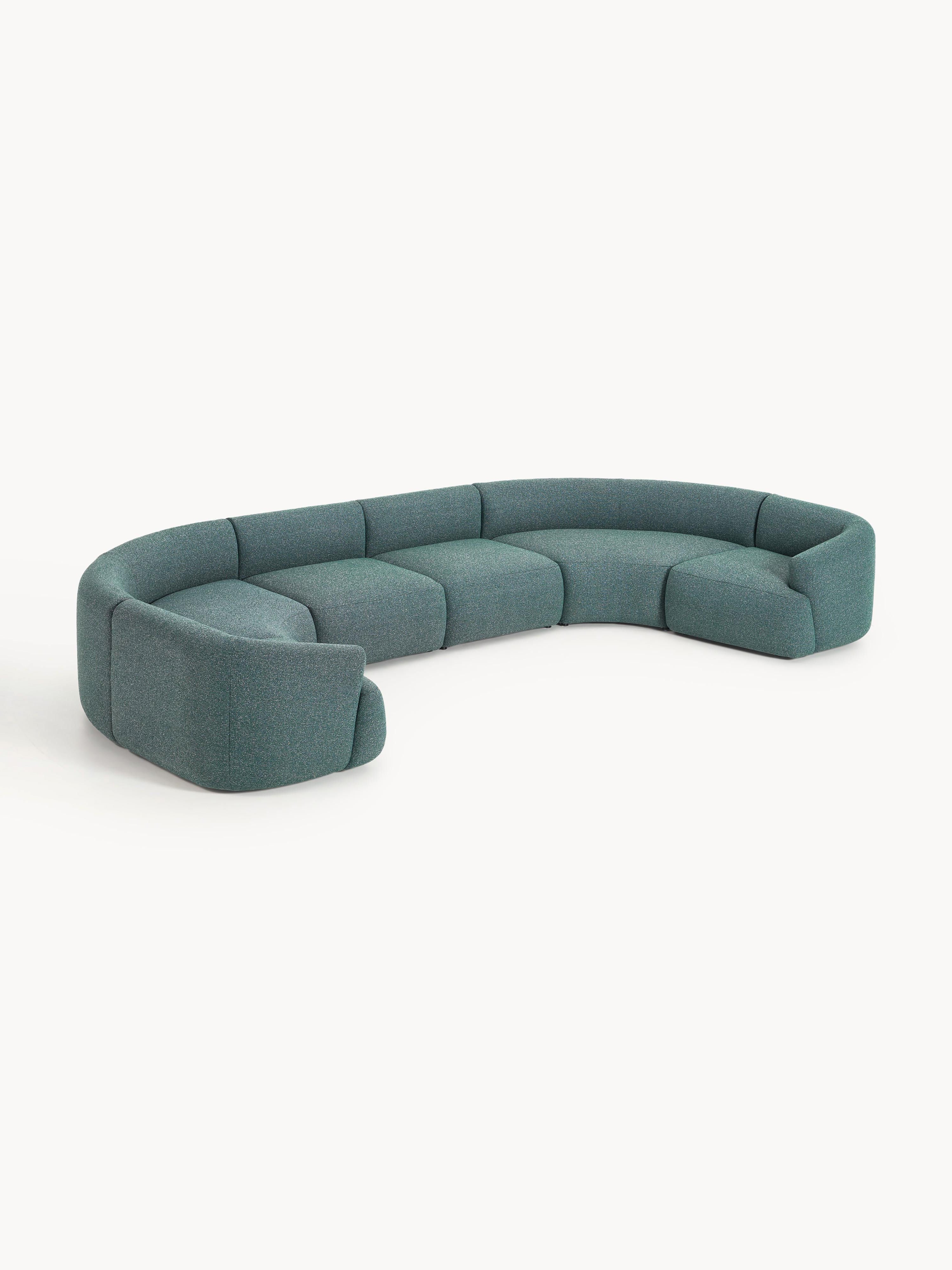 Modulaire XL bouclé U-bank Sofia