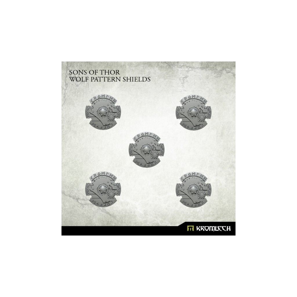 Sons of Thor: Wolf Pattern Shields