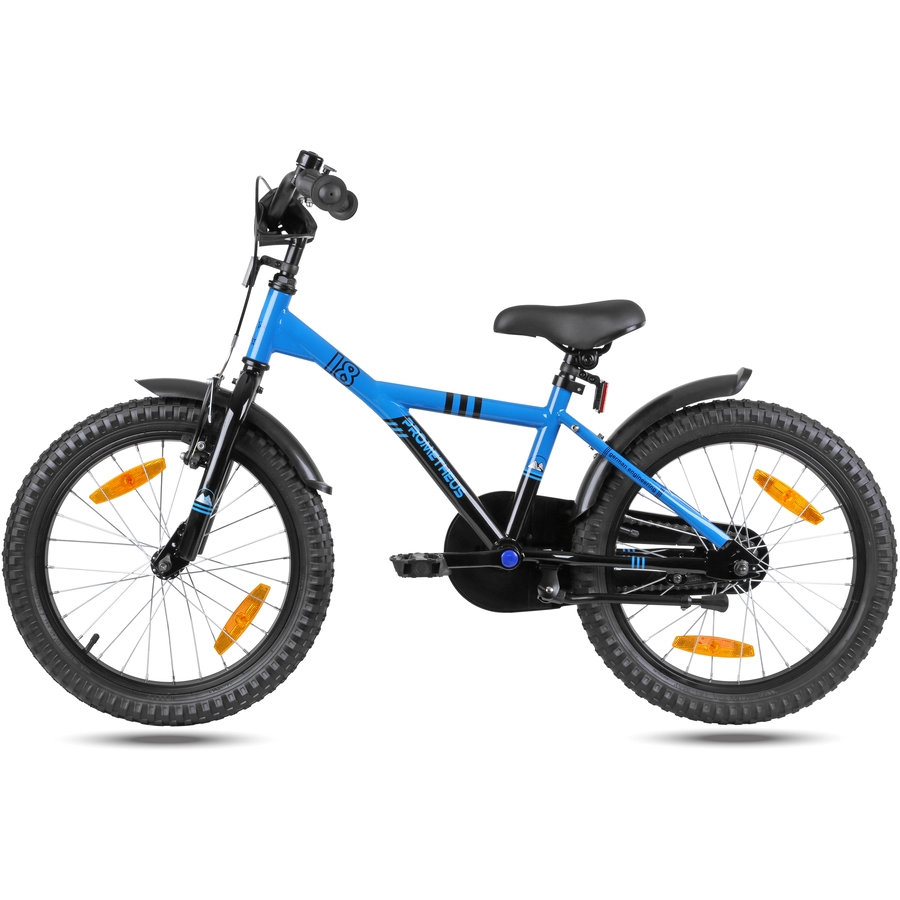 PROMETHEUS BICYCLES® HAWK Kinderfahrrad 18 , Blau-Schwarz
