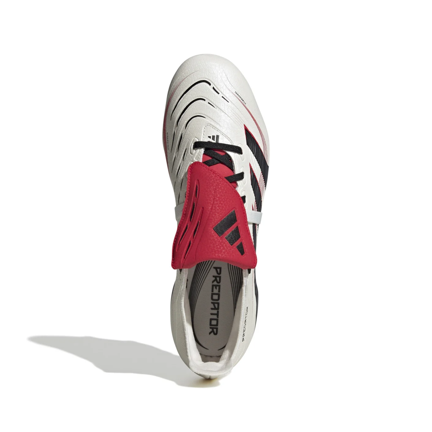 Adidas Predator League FT Gras / Kunstgras Voetbalschoenen (MG) Wit Zwart Rood