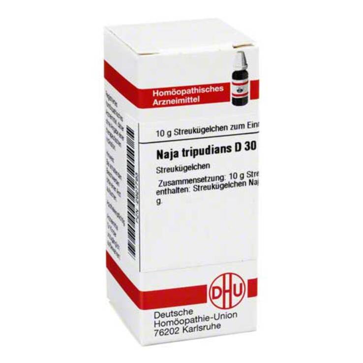 DHU Naja tripudians D 30 Globuli, 10 g