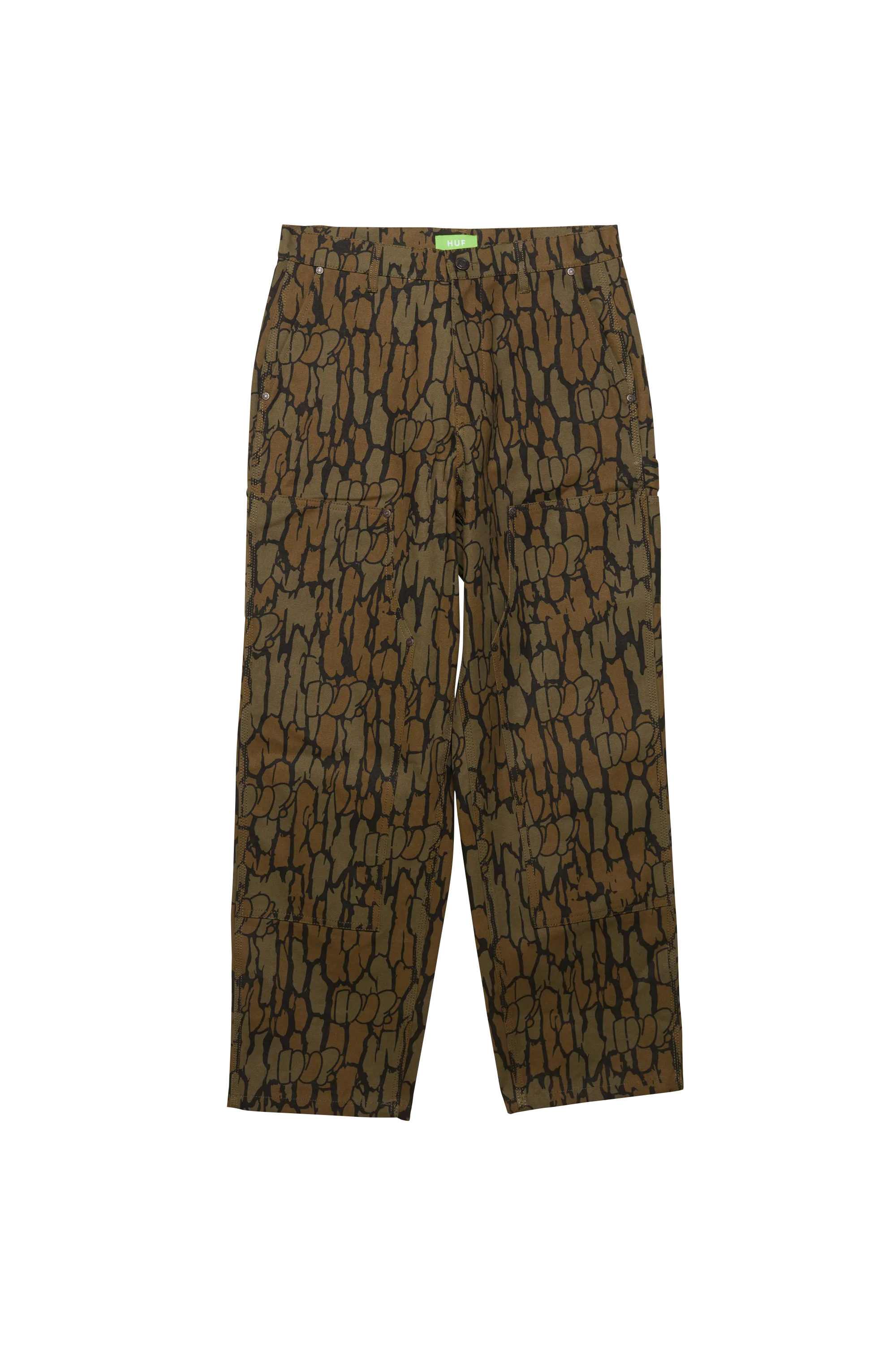 HUF pantalon GILMAN Vert