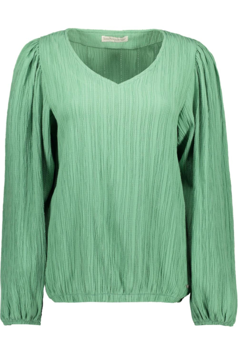 Soultouch groene dames blouse