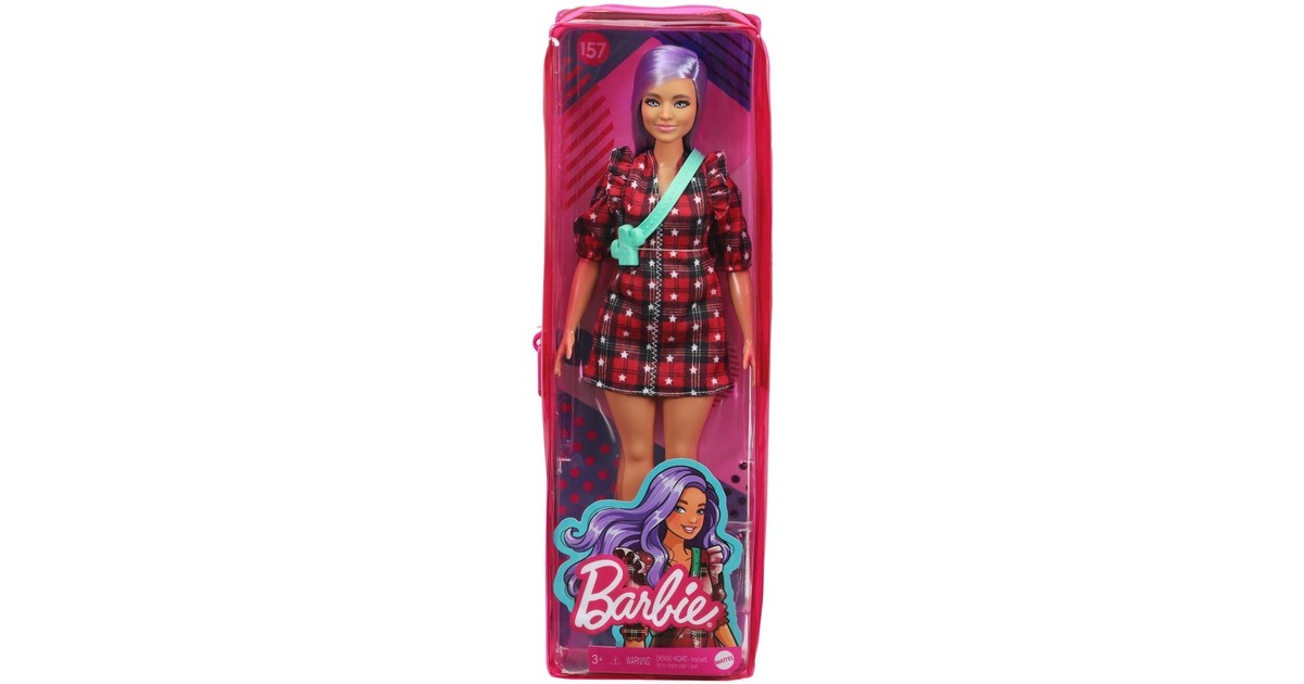 BarbieFashionistas #157 - Red Plaid Dress Pop