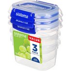 Boîte de conservation KLIP IT PLUS, 400 ml, set de 3