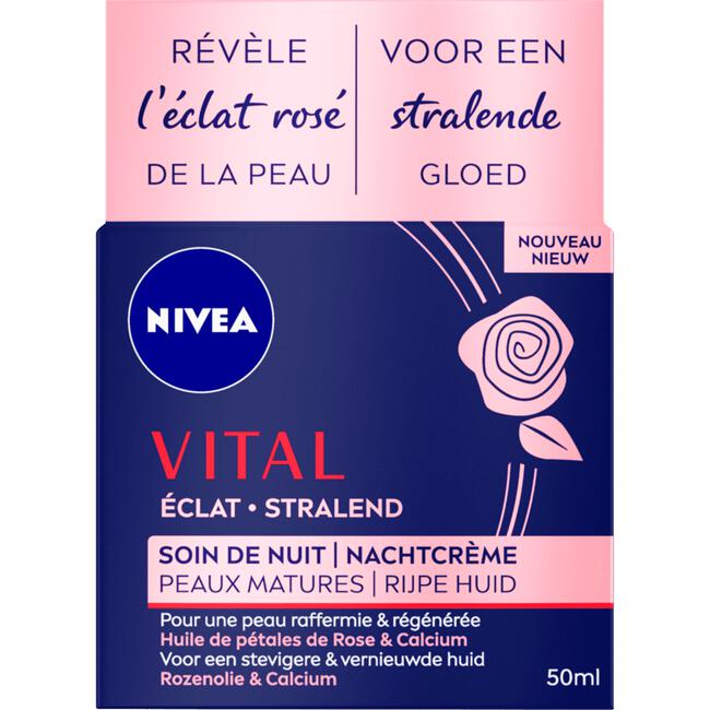 NIVEA Vital Stralend Anti-Age Nachtcreme 50 ML