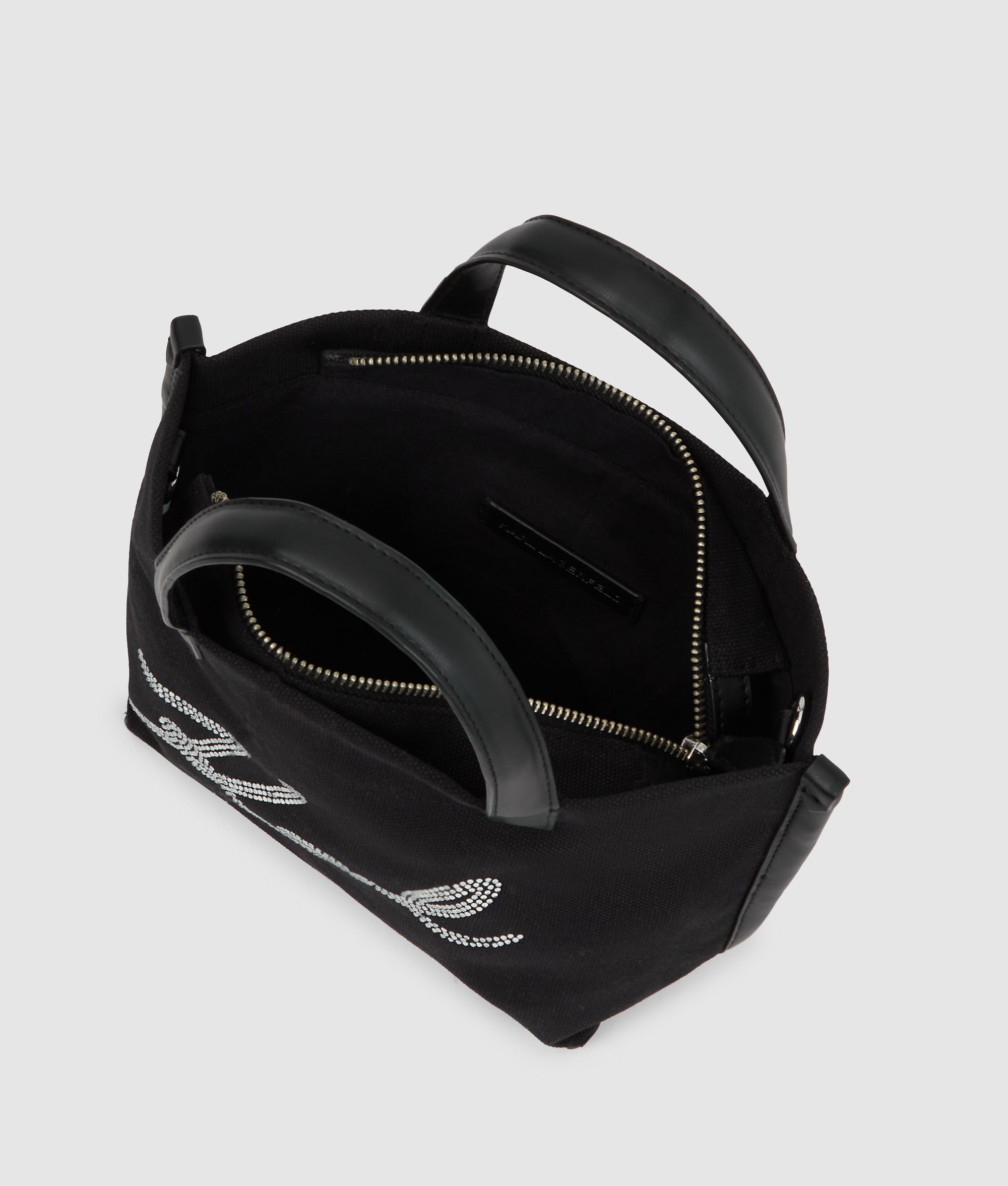 K/Signature mini shopper met strass