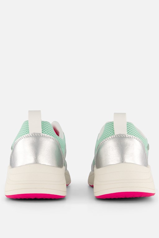 POSH by Poelman Sneakers zilver Synthetisch