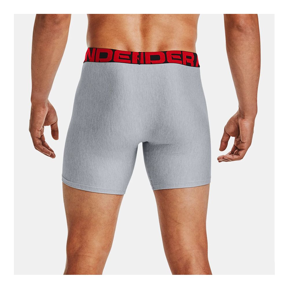 Under Armour TECH 6IN - Boxers x2 Homme gray