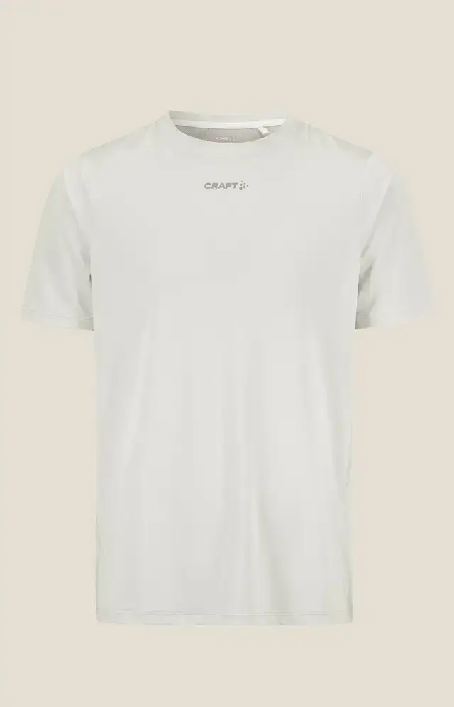 Craft ADV Essence 2 Hardloopshirt Korte Mouwen Beige Heren