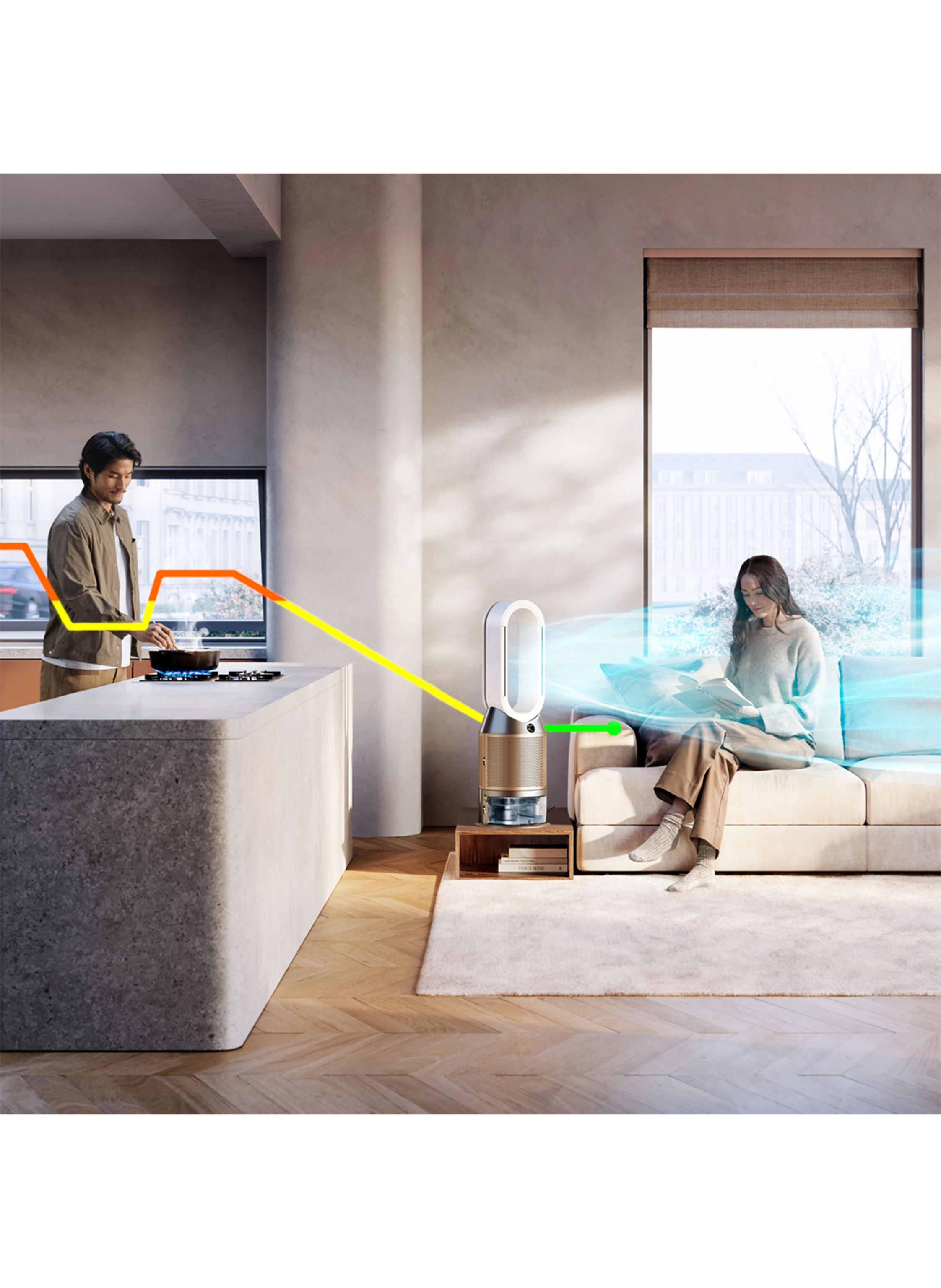 dyson PURIFIER HUMIDIFY + COOL PH2 DE-NOX