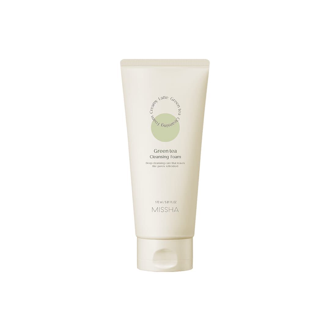 Missha  Creamy Latte Cleansing Foam - Green Tea - 172ml