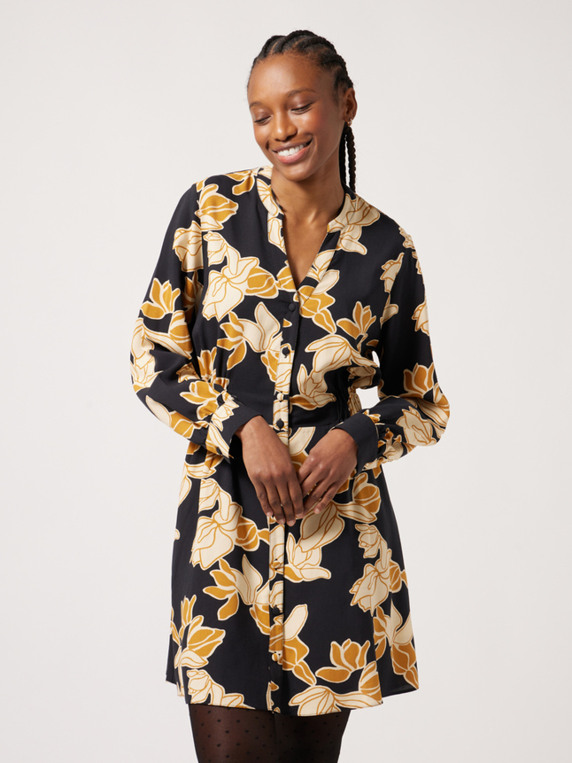 Robe chemise évasée