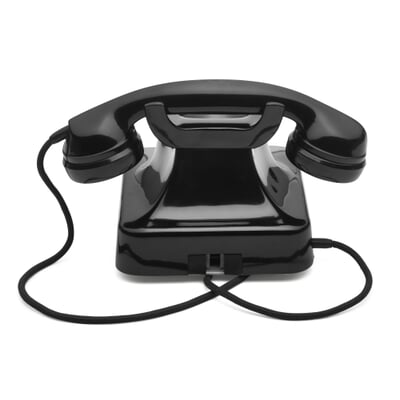 Telefon W 48, Schwarz. Bakelit®