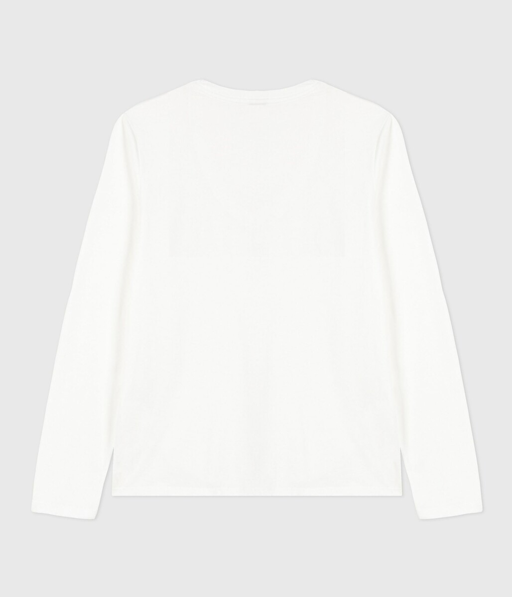 PETIT BATEAU<br>T-shirt Le Droit manga comprida e decote em V