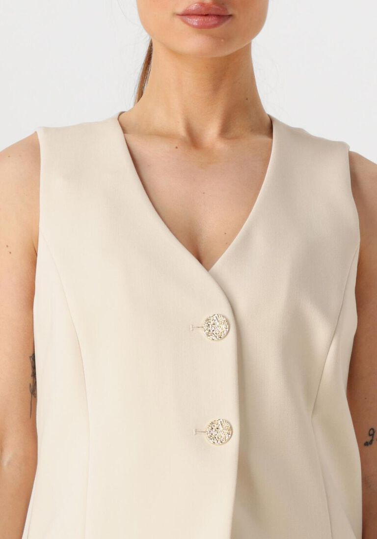 ecru co'couture gilet volacc curve vest